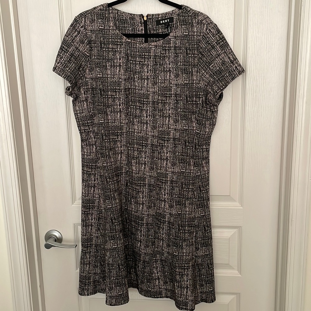 Dkny fit and flare dress